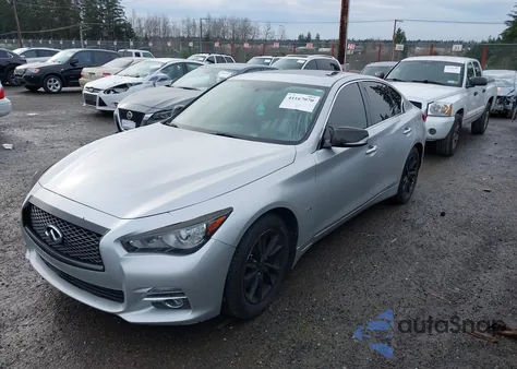 2017 Infiniti Q50 3.0T Signature Edition z USA, uszkodzony, nr VIN JN1EV7AR3HM841640